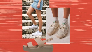 Best travel shoes collage featuring sneakers and sandals