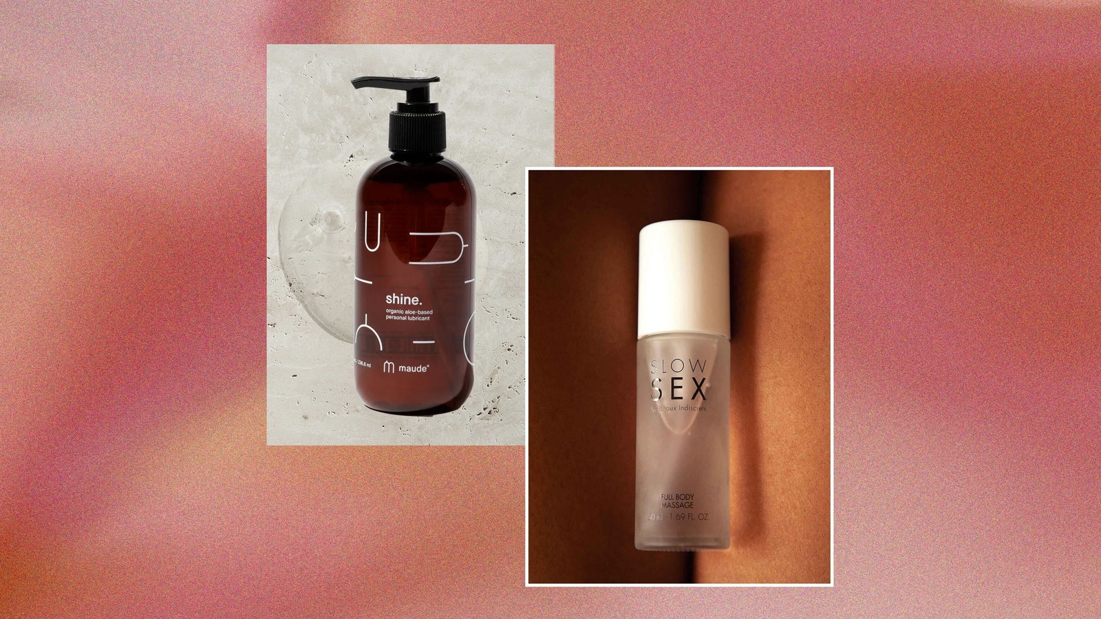 Two bottles of lubricant