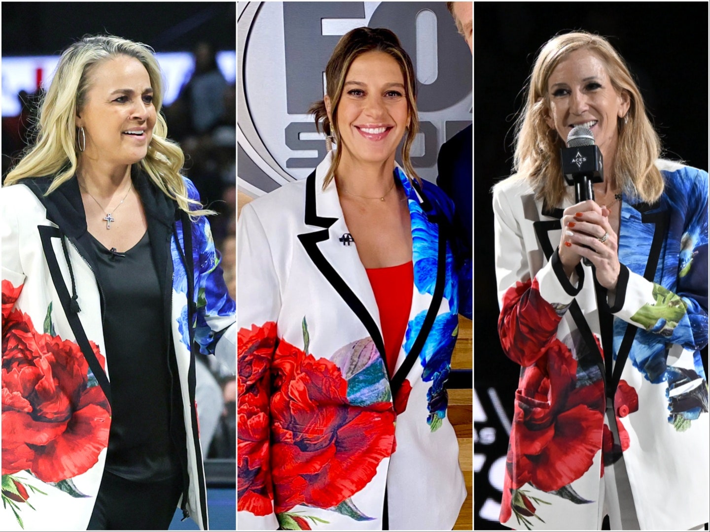 Image may contain Carli Lloyd Becky Hammon Duet Performer Person Clothing Glove Adult Accessories and Jewelry